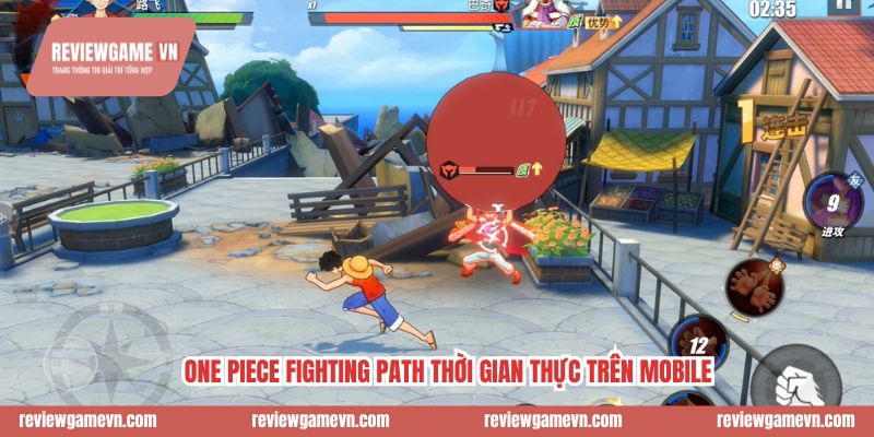 Cơ chế combat One Piece Fighting Path thời gian thực trên mobile